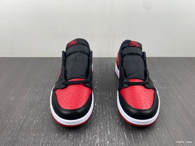 Rep Husky Retro Air Bred Jordan 1 705329-001 Low 0709